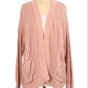 American Eagle blush pink knit sweater